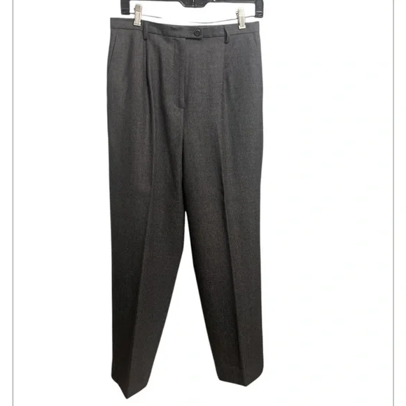 Pendleton 100% Virgin Wool Lined Gray Pants Size 10