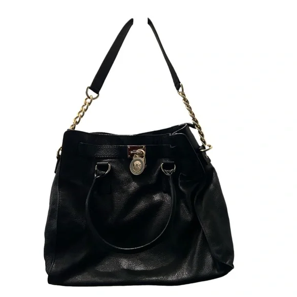 Michael Kors Hamilton , soft black leather.
