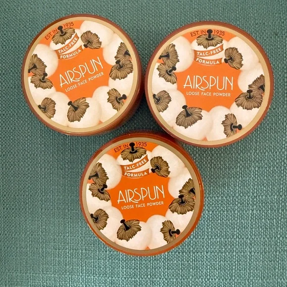 3 Pack - NEW Coty AIRSPUN Face Powder in Naturally Neutral