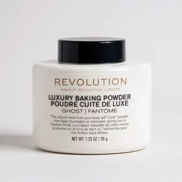 Revolution Makeup Luxury Baking Powder Ghost Translucent 1.23 oz / 35 g NEW