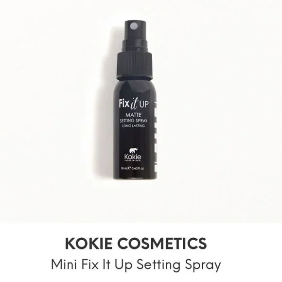 5/$25💜 Kokie Cosmetics Fix It Up Setting Spray