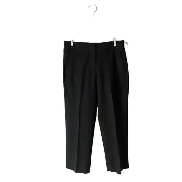 J. Crew Super 120's Black Wool Pants Size 4