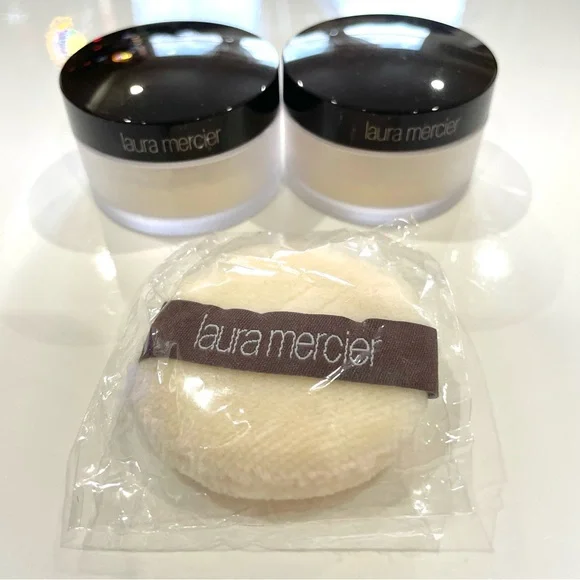 LAURA MERCIER MINI TRANSLUCENT LOOSE SETTING POWDER- PACK OF TWO