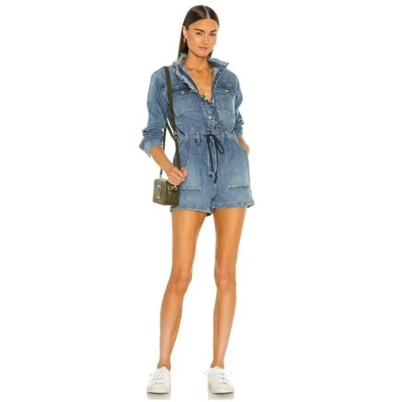 Hudson Revolve Utility‎ Romper Size S