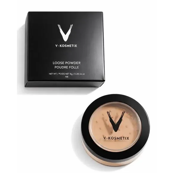 V Kosmetik Loose Setting Face Powder N08 Cool Neutral N8 0.28 oz Makeup