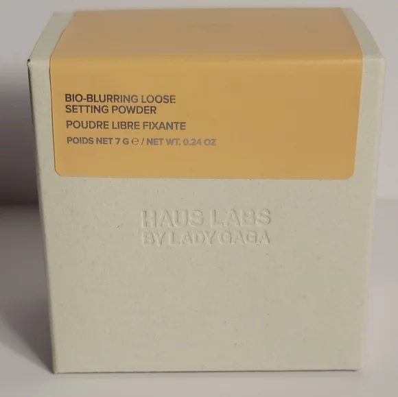 HAUS LABS BY LADY GAGA Bio Blurring Talc-Free Loose Setting Powder new Golden