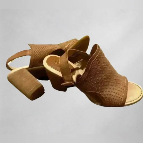 Born Women’s Shoes 7 M Sutra Perf Brown Heel