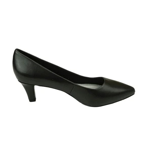 Easy Street Womens 9.5 M Black Ponte Pumps Heels NIB XP7