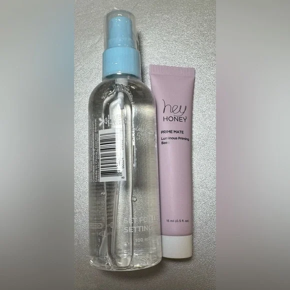 GLOW ON 5TH Set For Life Setting Spray Bonus Hey Honey Prime Base