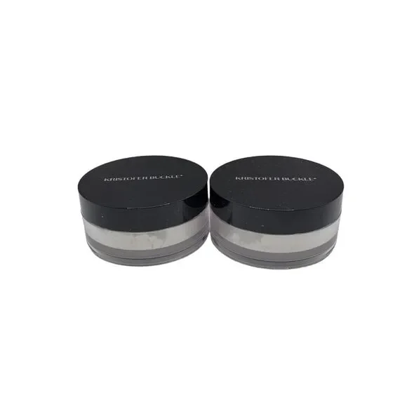 Lot Of 2 Kristofer Buckle Translucent Loose Setting Powder 0.37 oz Each New
