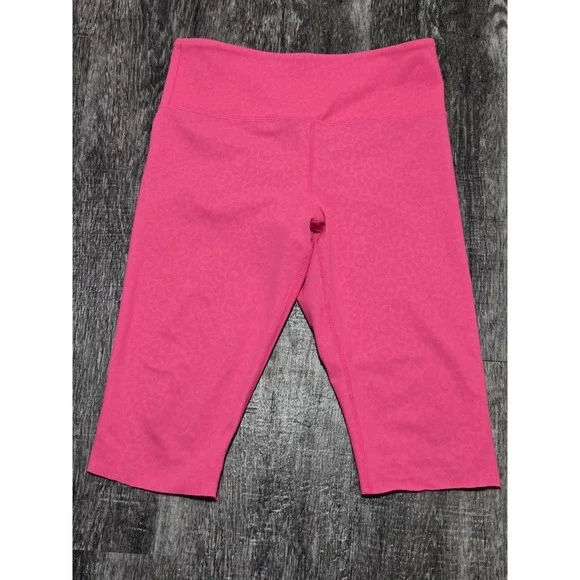 Zyia Active‎ Women's 6 / 8 Hot Pink Light-n-Tight Leggings LENGTH HAS BEEN CUT