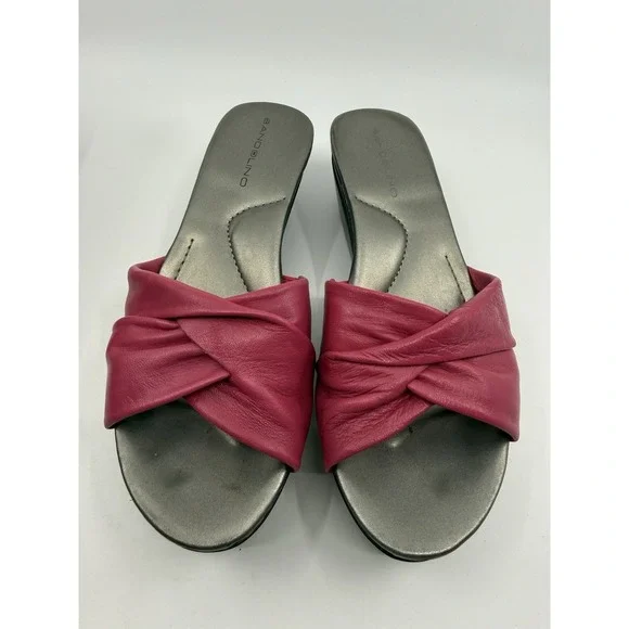 Bandolino Women's Bdyeva Pink Sandal Heels Size 8.5 M With Box