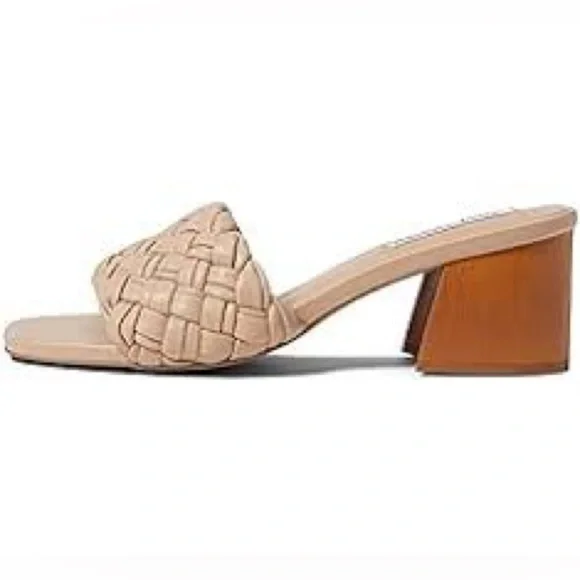 Steve Madden braided slide heels
