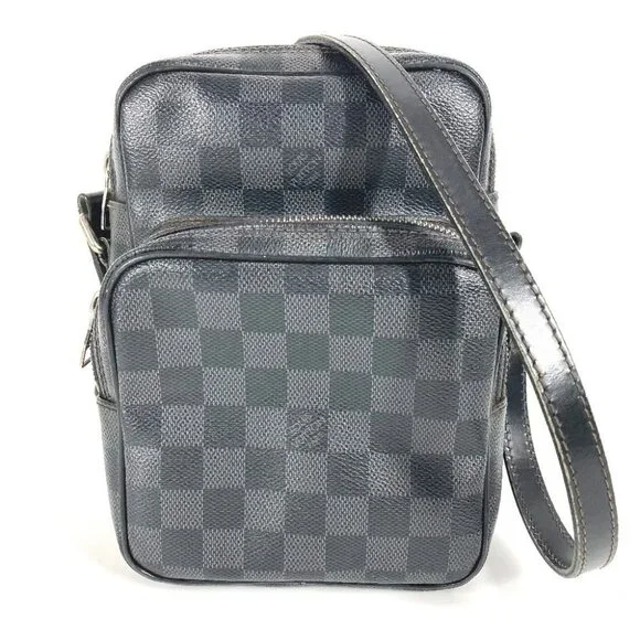 LOUIS VUITTON N41446 Damier Graphite Rem Crossbody bag Pochette Shoulder Bag