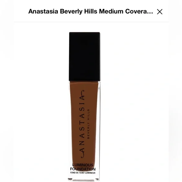 New Anastasia Beverly Hills Medium Coverage Natural Finish Luminous Foundation