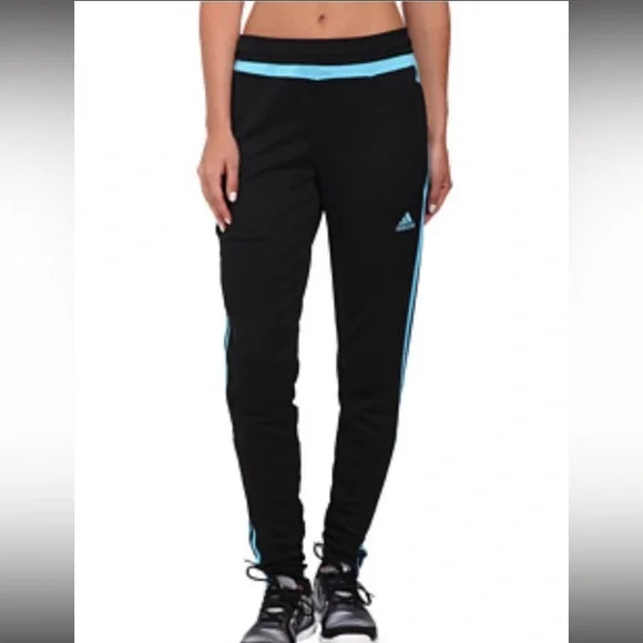 ADIDAS Tiro 15 Soccer Trainings Women Pants Climacool tech | Blue | M