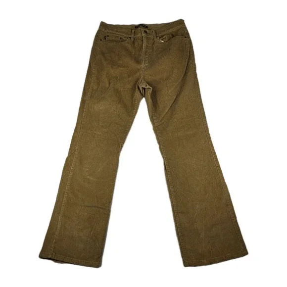 Vintage Polo Jeans Co Ralph Lauren Pants Womens Size 12 Brown Cordoroy‎