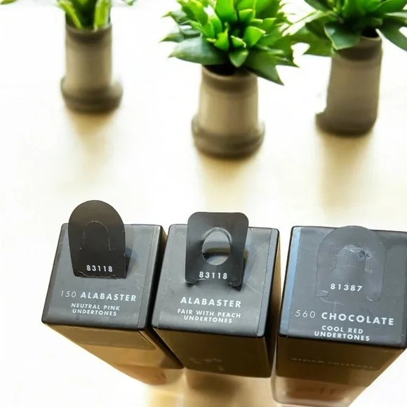 Elf Bundle Of 3 Foundations: 2 Alabaster & 1 Chocolate NWT