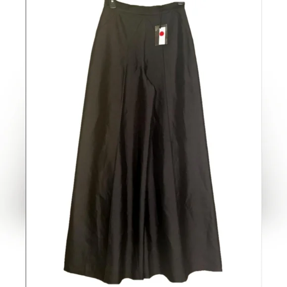 Julianna Bass Women's Elegant Black Wide Leg Pants Size 2