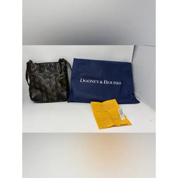 Dooney & Bourke 1975 Signature Letter Carrier Shoulder Bag