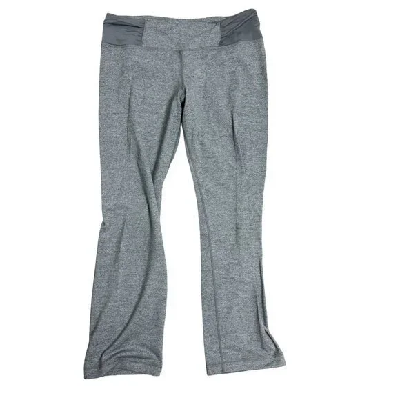 Lululemon Womens Size 10 Gray Gym Casual Workout Leggings