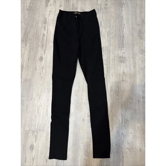 Bamboo jeans‎ super skinny stretchy black ~ L