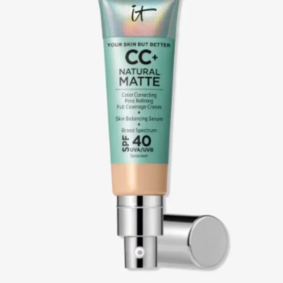 It‎ Cosmetics CC+ Cream Natural Matte Foundation with SPF 40 Light