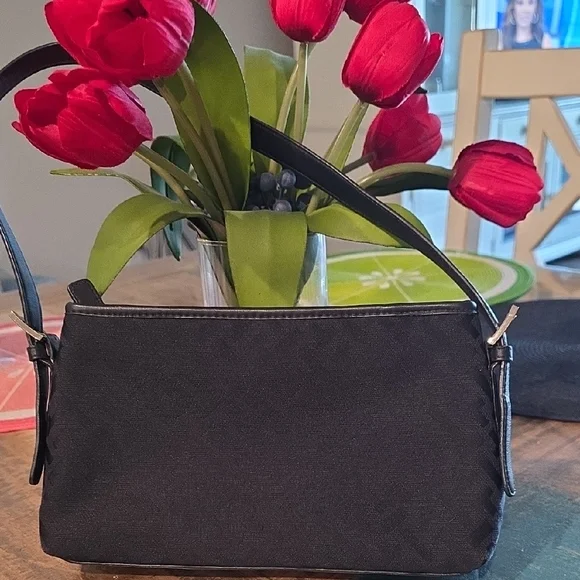 Talbots Classic Black Shoulder Bag‎