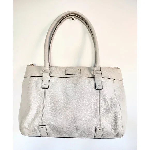 Kate Spade New York Putty Color Large Shoulder Bag 14.5