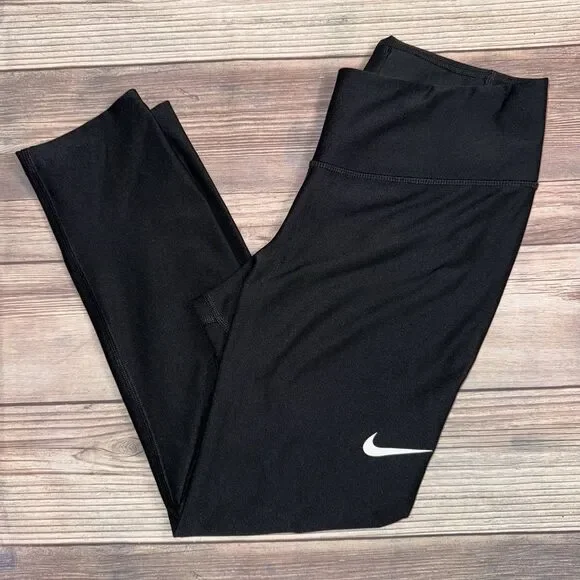 Nike Dri Fit Women's Capri Leggings Black Size Small