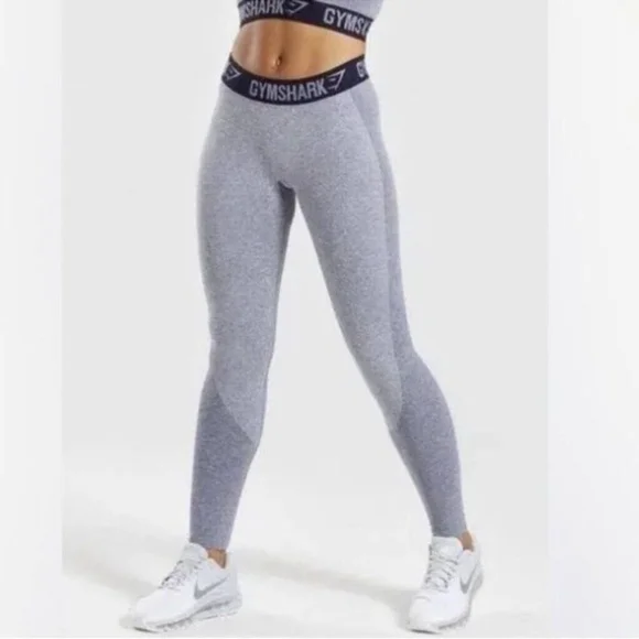 Gymshark flex legging‎ steel blue midnight navy size small