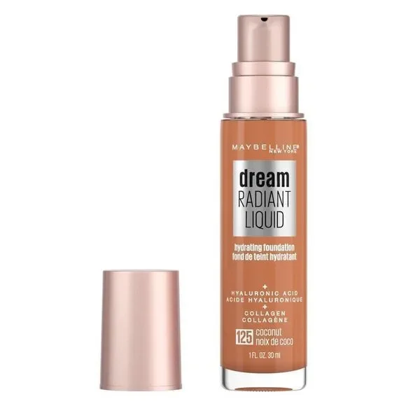 130 Cocoa Maybelline Dream Radiant Liquid Hydrating Foundation + Collagen