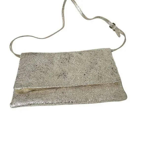Bebe gold shoulder/clutch bag