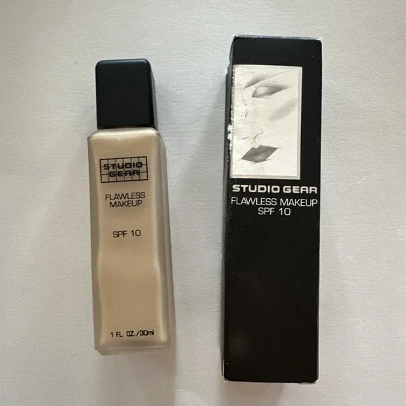 Studio Gear Flawless Makeup SPF 10 Foundation Creme‎ Beige 1 oz NOS