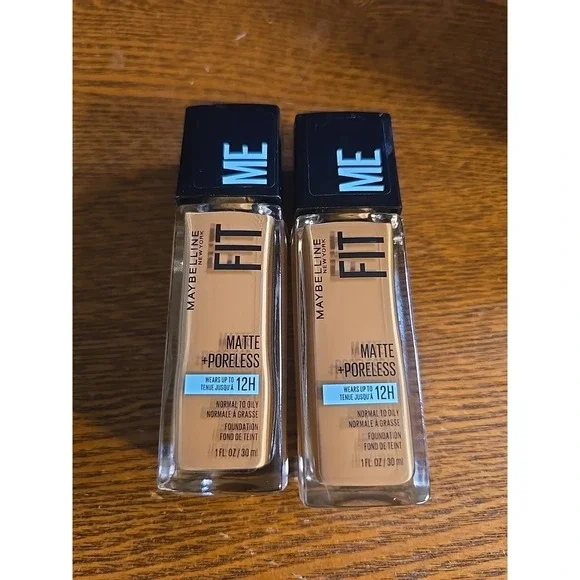 Maybelline 2-PACK Fit Me Matte + Poreless Liquid Foundations 335‎ CLASSIC TAN