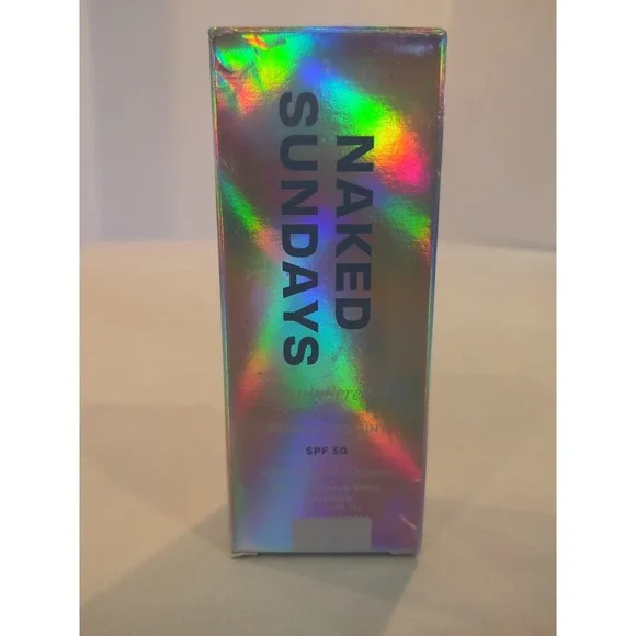 Naked Sundays BeautyScreen SPF 50 Peptide Foundation Tint Shade 5 New Exp 8/26