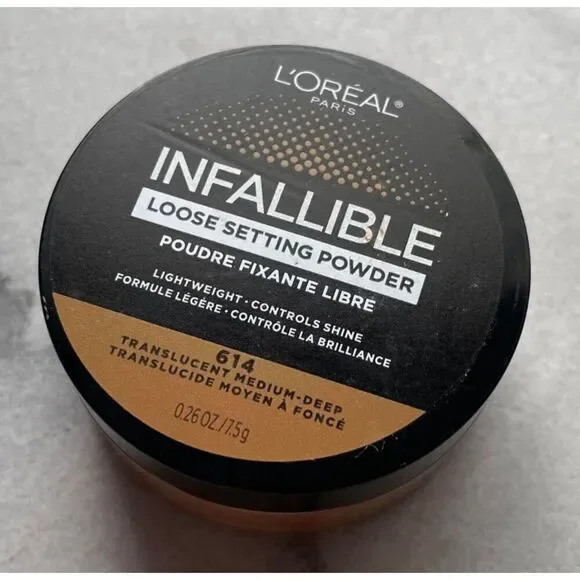 LOreal Infallible Loose Setting Powder 614 Translucent Medium Deep