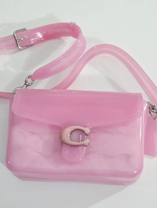 EXCELLENT RARE COACH JELLY TABBY BAG - BRIGHT PINK