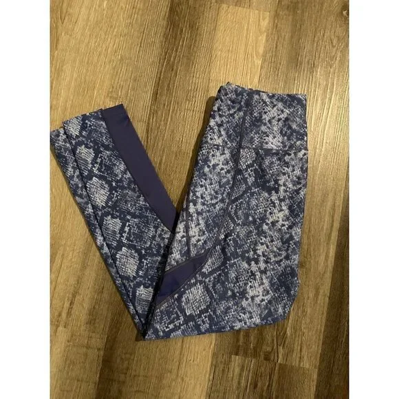 Purple snakeskin BCG Leggings size s
