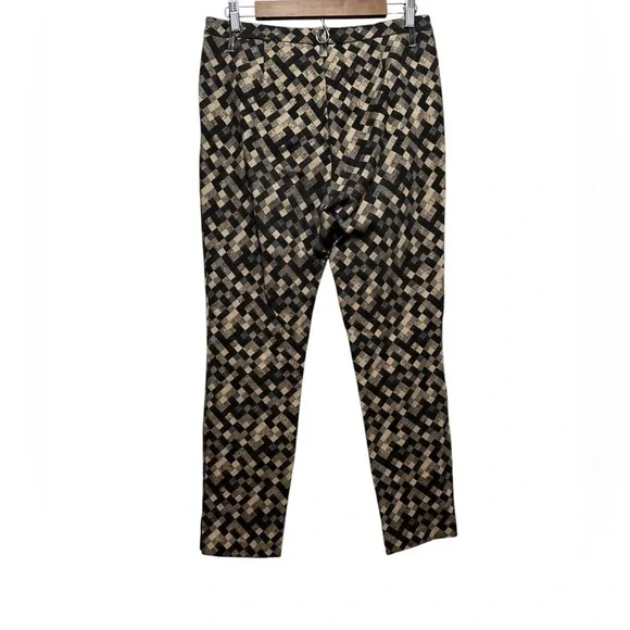 Soft Surroundings Women’s Geometric Square Print Pants Size Medium
