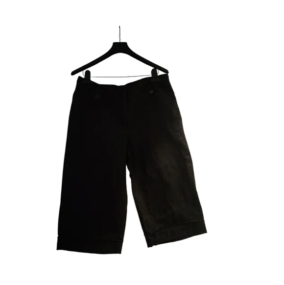 Courtenay Chocolate Brown Wide Leg Flowy Capri Dress Pants/Trousers/Slack Sz 12P