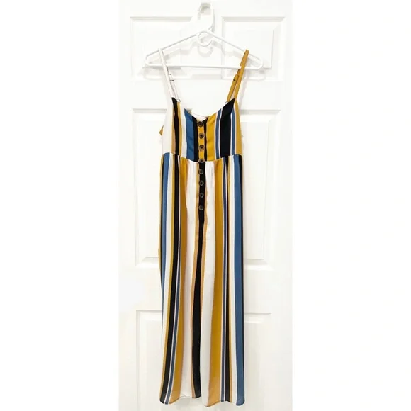 Urban Outfitters Tootsie Button-Down Crop Jumpsuit