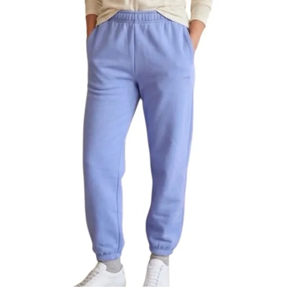 Aritzia Cozy Fleece Mega Sweatpants Dayflower Blue XS Oversized High Rise II