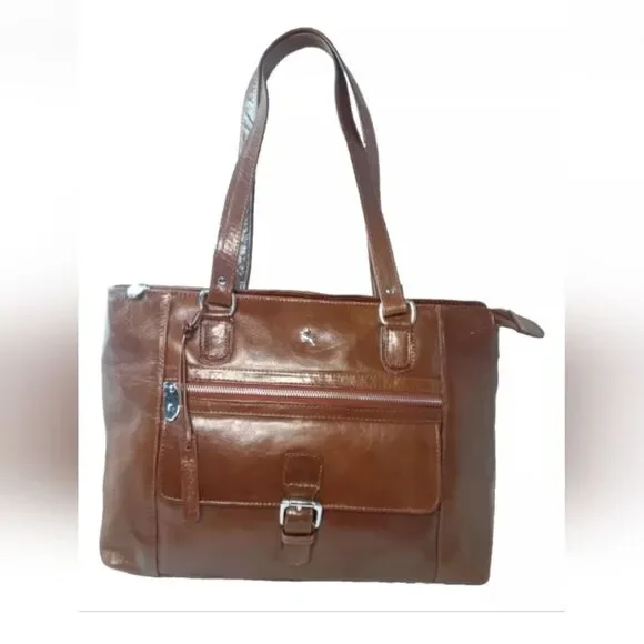 Ashwood Leather Womens Large Handbag Bridge Brown Business Tote