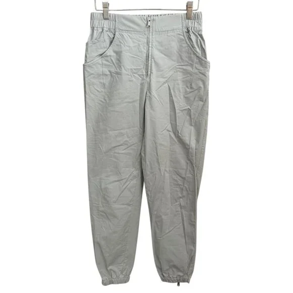 Thakoon Womens Tencel Taper Jogger Gray Small Elastic Waist‎ Athleisure Gorpcore