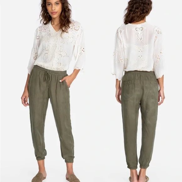 Johnny Was Alice Joggers, Army Green