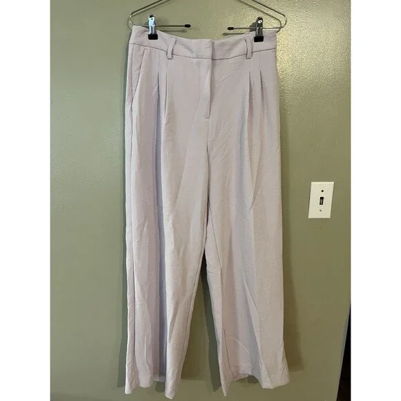 House Of Harlow Womens Wide Leg Pleated Front Dress Pants Lilly Size 6 New