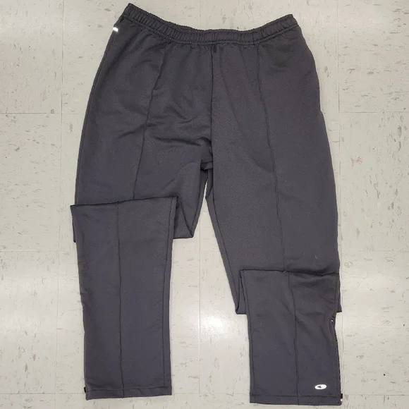 C9 by Champion Charcoal Gray Y2K Track Pants Straight Leg Women's Size Large
