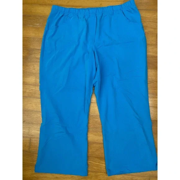 Urbane Scrubs Women's Waterfall‎ Color 2x Petite Drawstring Alexis Scrub Pants
