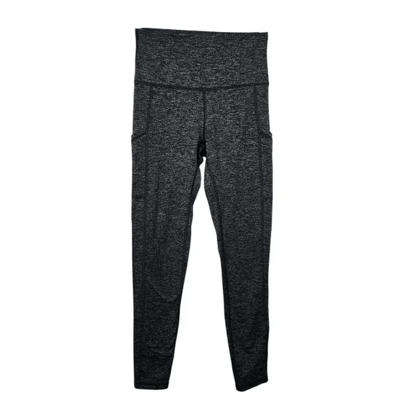 Aerie Chill Play Move Grey Space Dye High Waisted Leggings‎ Pockets Size Small S